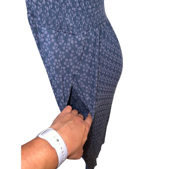 Isabel maternity women’s blue jumpsuit - Picture 8 of 14